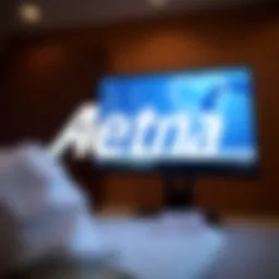 Aetna Dental Value logo design
