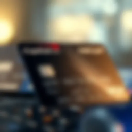 Conceptual representation of credit card options