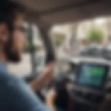 Navigating Cash App for Fund Transfers Cash App dashboard illustrating fund transfer process