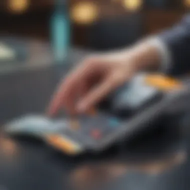 Online Banking Payment Option Visual representation of online banking for credit card bill payment