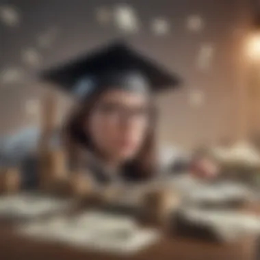 The Consequences of Student Debt Infographic on the impact of student debt on individuals
