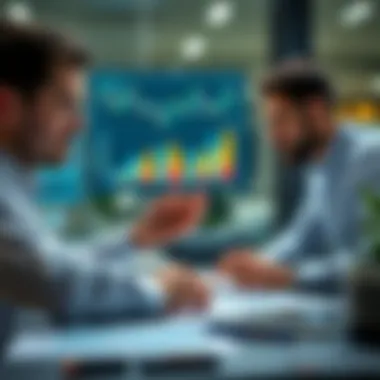 Aligning Business Strategies with Financial Data Strategic planning session with data analysis