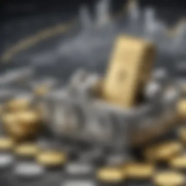 Market Dynamics of Gold and Silver Investments An infographic illustrating the market dynamics affecting gold and silver