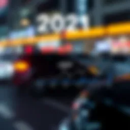 Graph showcasing Uber's stock performance trends in 2021