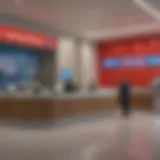 Bank of America branch showcasing consumer banking services