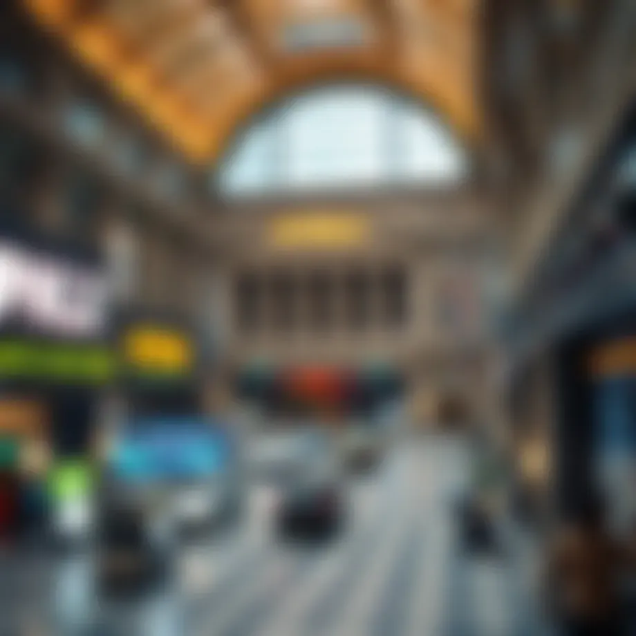 Detailed view of the Philadelphia Stock Exchange