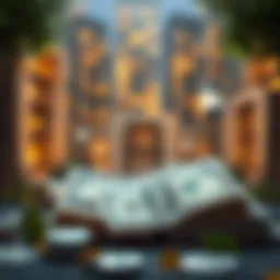 Conceptual illustration of passive income strategies