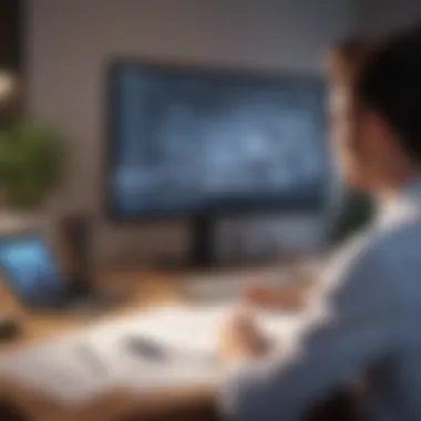 Remote Work Opportunities A young professional engaged in a virtual meeting, symbolizing remote work opportunities