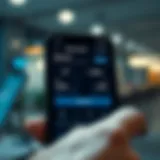 Chase mobile app interface showcasing account balance