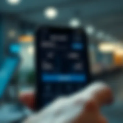 Chase mobile app interface showcasing account balance