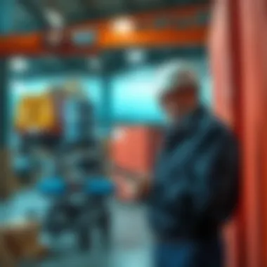 Implementing Risk Management for Cargo Protection Small business owner reviewing risk management strategies