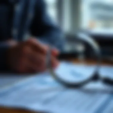 Visual representation of credit report analysis