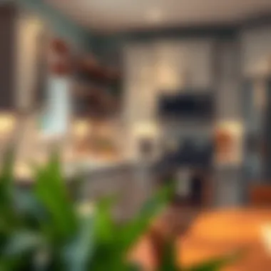 Modern Kitchen Renovation A beautifully renovated kitchen showcasing modern appliances and elegant cabinetry