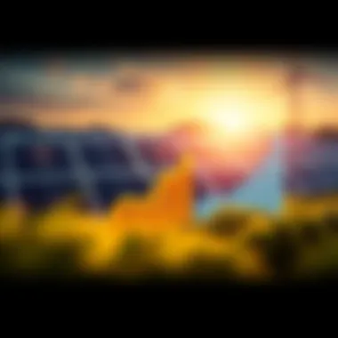 Graph of Solar Market Growth Trends Graph showing growth of solar market