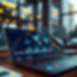 Visual representation of data analytics tools in finance