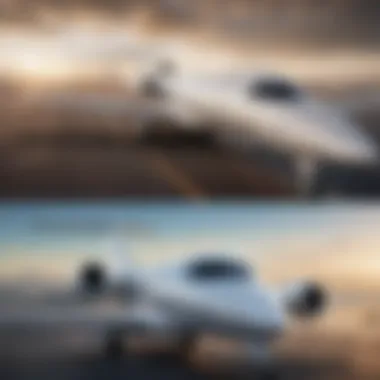 Variety of private jets available for charter