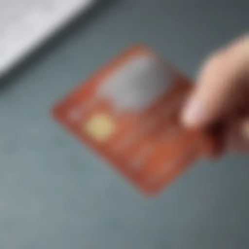 Visual representation of a debit card with an expiry date highlighted