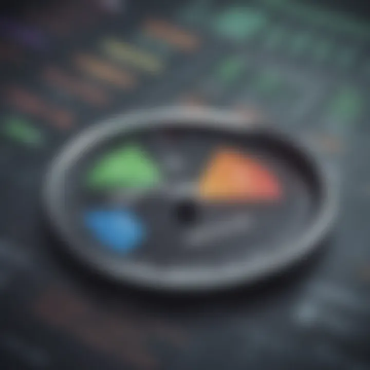 Diagram showing gross margin analysis for software companies