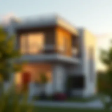 Exploring Modern Duplex Designs Modern duplex showcasing potential investment