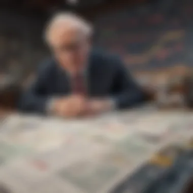 Warren Buffett's Market Analysis Warren Buffett analyzing stock market trends